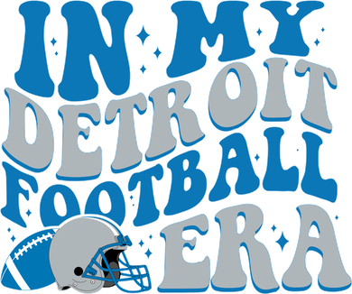 In My Detroit Football Era Sports Fan Toddler Hoodie