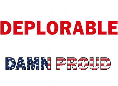 I Am Deplorable And I'm Proud Toddler Hoodie
