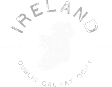 Ireland Map Dublin Galway Cork Graphic Kids Hoodie