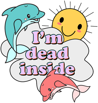 I'm Dead Inside Funny Mousepad