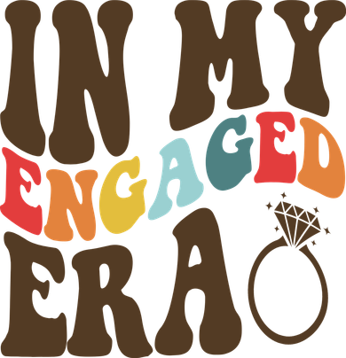 In My Engaged Era Cute Proposal Gift Coaster