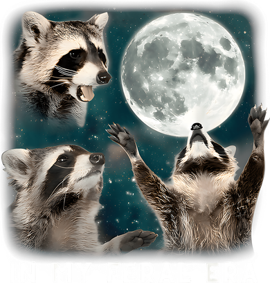 In My Feral Era Raccoon T-Shirt