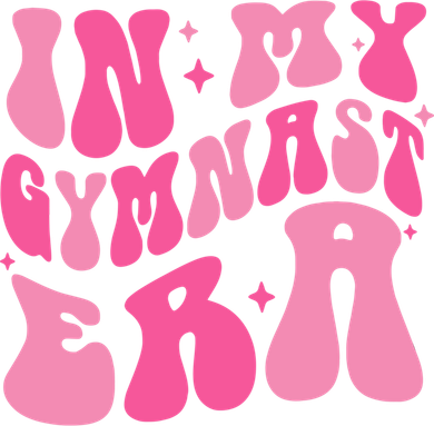 In My Gymnast Era Groovy Gymnastics Trendy Mom Gift Toddler Long Sleeve