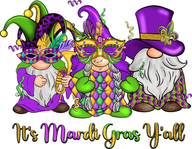 It's Mardi Gras Y'all Gnome Fat Tuesday Gift Fleur De Lis Toddler T-Shirt