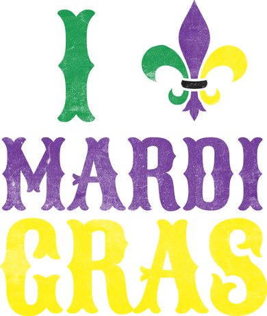 I Love Mardi Gras Coffee Mug