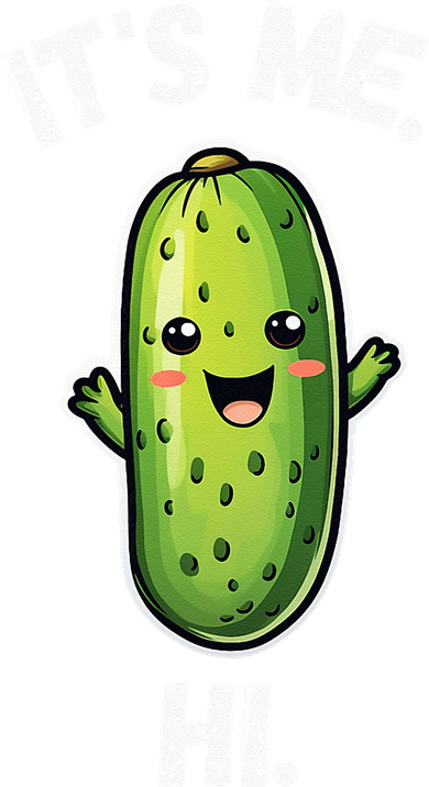 It's Me Hi I'm The Pickle Funny Pickles Lover Toddler T-Shirt