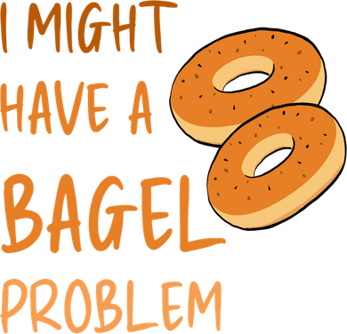 I Might Have A Bagel Problem Lovers Funny Baking Bakery Gift Kids Hoodie