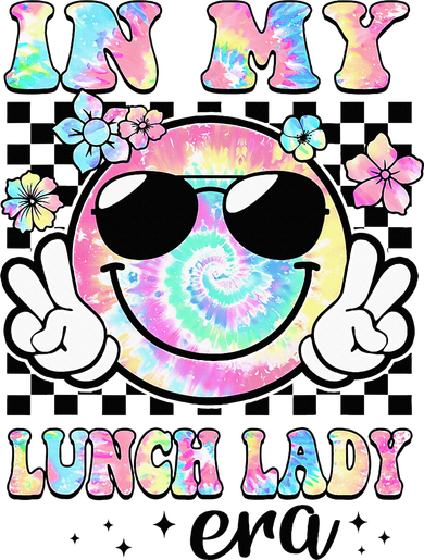 In My Lunch Lady Era Groovy Retro Back To School Funny Women's T-Shirt
