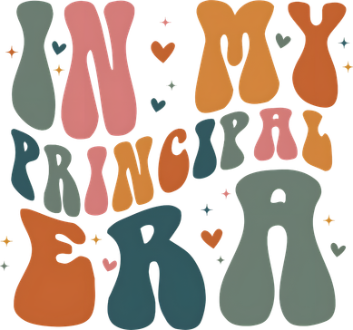 In My Principal Era Retro Back To School Teacher Life Kids T-Shirt