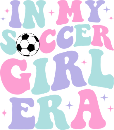 In My Soccer Era Retro Groovy Soccer Gift Kids Sweatshirt