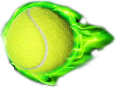 Flaming Tennis Ball Kids T-Shirt