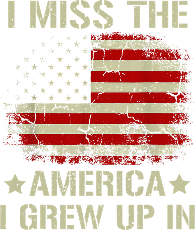 I Miss The America I Grew Up In American Flag Women's Tank Top