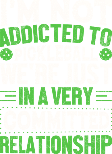 I'm Not Addicted Pickleball Gift For Pickleball Player Mousepad