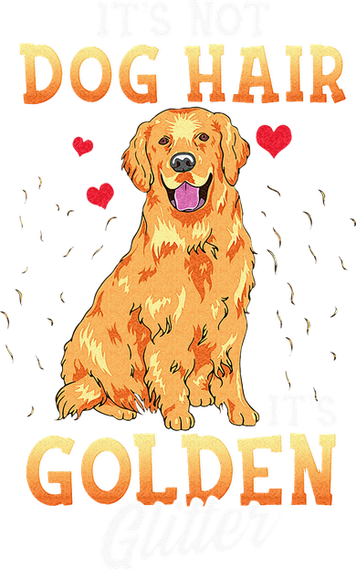 It's Not Dog Hair It's Golden Retriever Glitter Funny Dog Tank Top
