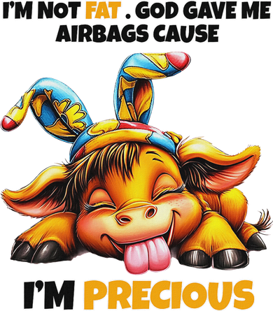 IM Not Fat God Gave Me Airbags Cause IM Precious Women's Sweatshirt