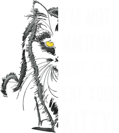 IM Not Haitian But ILl Eat Your Kitty Kids Sweatshirt