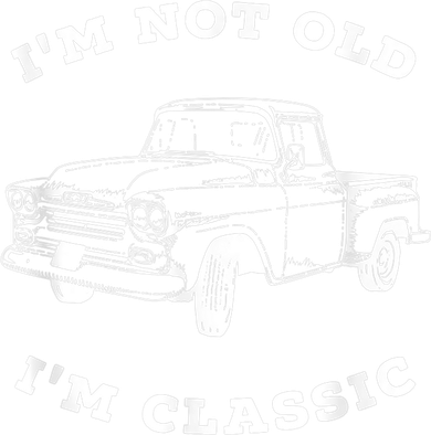 I'm Not old I'm Classic - Retro Pickup Truck Vintage Car Toddler Hoodie