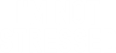 Im Not Stressed White Lie Party Funny Sarcastic Ironic Joke Great Gift Toddler Hoodie