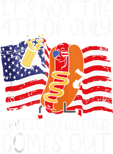 Its Not The 4th Of July Until My Weiner Comes Out Graphic Kids Hoodie