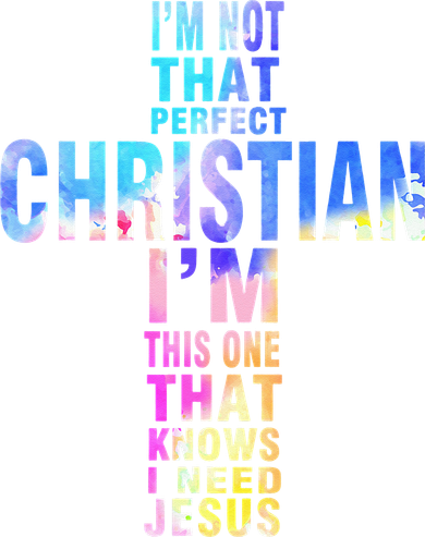 Im Not That Perfect Christian I Know I Need Jesus Ornament