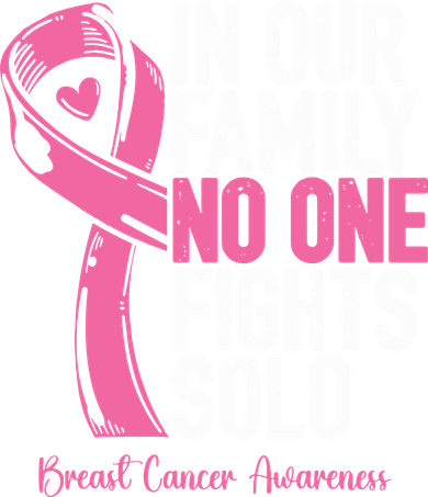 In Our Family No One Fight Solo Breast Cancer Awareness Gift Tumbler
