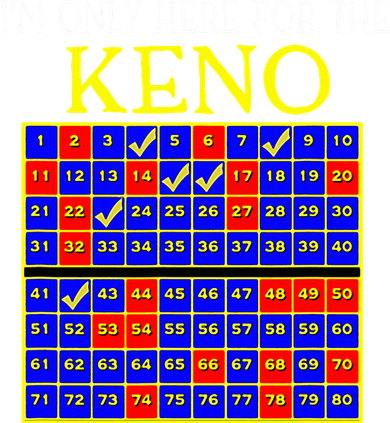 IM Only Here For The Keno Funny Keno Lovers Tote Bag