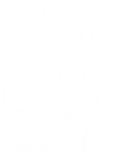 Its Official Im The Favorite Son Toddler Hoodie
