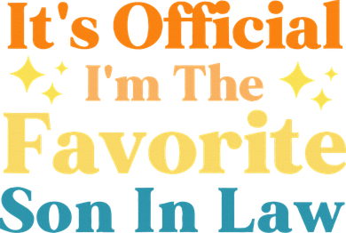 It's O.fficial I'm The Favorite Son In Law Funny Family Humor  Toddler Hoodie