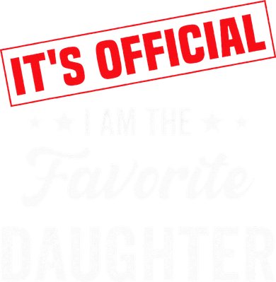 it's o.fficial i am the favorite daughter Women's Tank Top