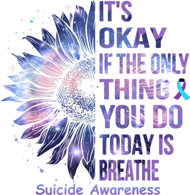 Its Okay If The Only Thing You Do Today Is Breathe Doggie Tank