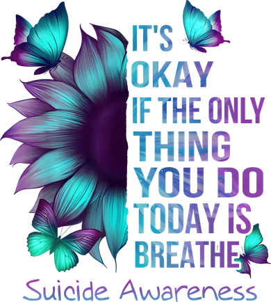 Its Okay If The Only Thing You Do Today Is Breathe Long Sleeve Shirt