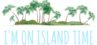 I'm On Island Time Cool Gift Vacation Gift Tropical Beach Tee Funny Gift Baby Bodysuit
