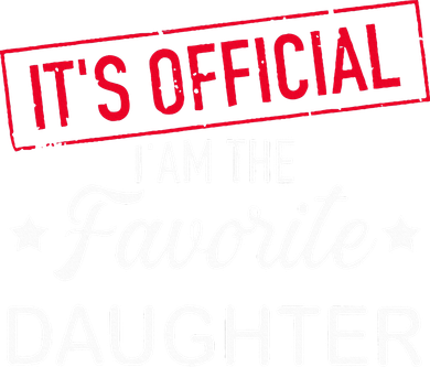 it's o.fficial i am the favorite daughter  Tank Top