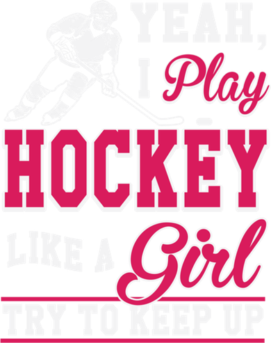 I Play Hockey Like A Girl Girls Hockey Player Cool Gift Cool Gift Kids Sweatshirt