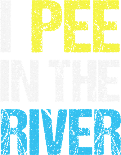 I Pee In The River Funny Summer Apron
