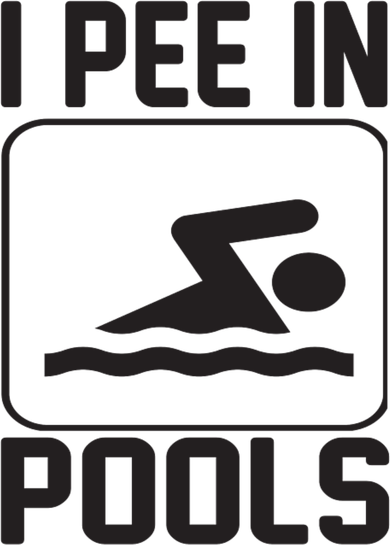 I Pee In Pools Funny I Pee In Pools Women's T-Shirt