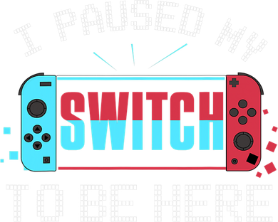 I Paused My Switch To Be Here Switch Gamer Gift Kids T-Shirt