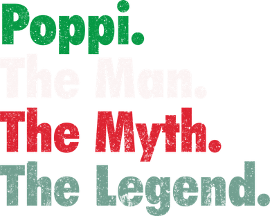 Italian Poppi Man Myth Legend Father Dad Uncle Doggie Tank