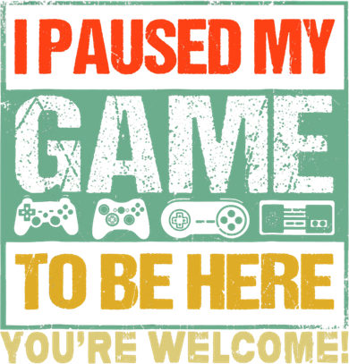 I Paused My Game To Be Here Funny Gamers Boys Teens Gift Cool Gift Kids Sweatshirt
