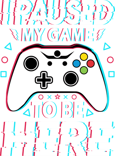 I Paused My Game To Be Here Funny Gamer Gaming Coffee Mug