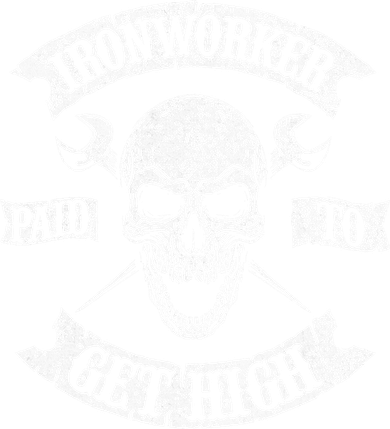 Ironworker Paid To Get High Metal Worker Union Ironworking Kids Sweatshirt