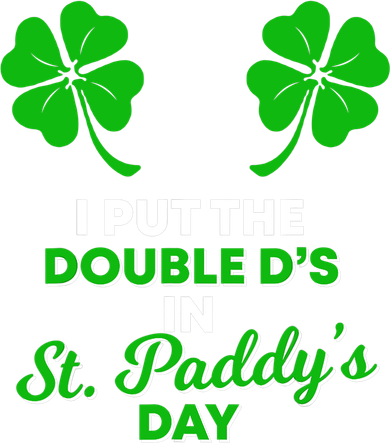 I Put The Double D's In St Paddy's Day Naughty Irish Girl Toddler Long Sleeve