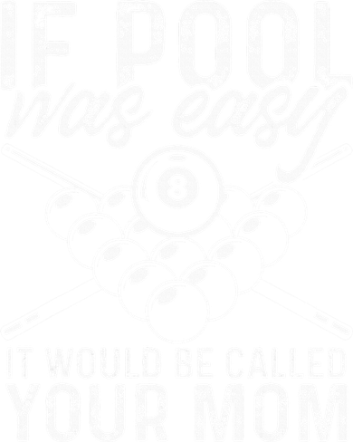 If Pool Was Easy Funny Sport Pool Billiard  Button