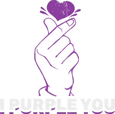 I Purple You Kdrama Korean Hand Symbol Kpop Bucket Hat
