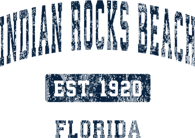 Indian Rocks Beach Florida FL Vintage Sports Established Nav Button