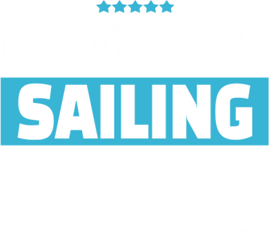 I'd Rather Be Sailing Boat Captain Sailboat Seafarer Sailor Gift Mousepad