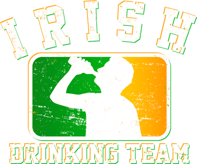 Irish Drinking Team Sports Logo Backpack