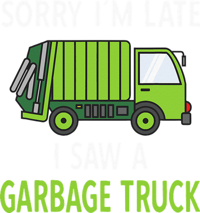 I Saw A Garbage Truck Costume Recycling Garbage Kids T-Shirt