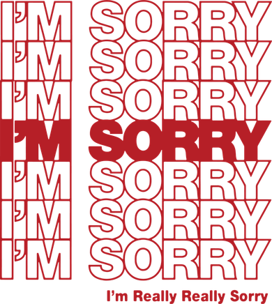 I'm Sorry Bag Kids Sweatshirt