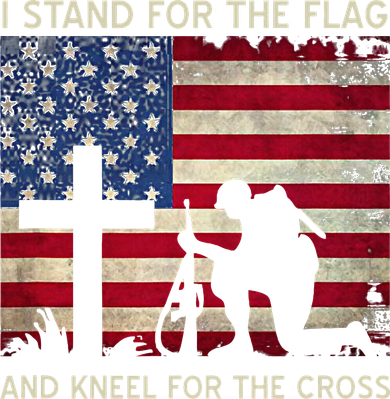I Stand For The Flag And Kneel For The Cross Gift Women's Sweatshirt